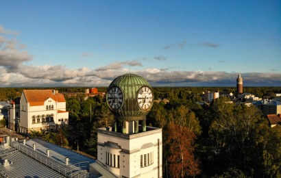 Vy over Strengbergs klocka Foto Matti Aspvik